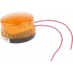 220V Gyrophare Balise De Signalisation Lumineuse LED Lampe D'Avertissement Clignotant Eclairage D'urgence Voiture 72mm -Eatonrand Boutique 100344020 3