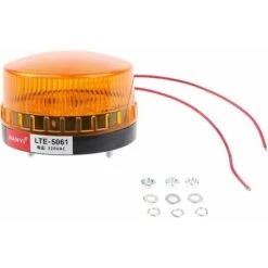 220V Gyrophare Balise De Signalisation Lumineuse LED Lampe D'Avertissement Clignotant Eclairage D'urgence Voiture 72mm -Eatonrand Boutique 100344020 4