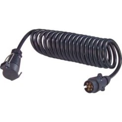 Câble De Connexion En Spirale, 3,5 M Avec Fiche Et Prise D'accouplement