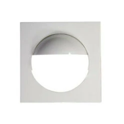 ADAPT. 55X55 CARRÉ KIT PLAQUE CENTRALE POUR PD4-K-FP/EN BLANC PUR BRILLANT 351268 LUXOMAT 35126