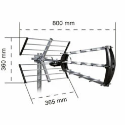 Antenne D'extérieur Trinappe 26 DB + Filtre 694 MHz 9 Antenne D'extérieur Trinappe 26 DB + Filtre 694 MHz -Eatonrand Boutique 21519940 4
