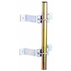 2 FIXATIONS MURALES TYPE ASCENSEUR - SANS CONTRE PLAQUE - DÉPORT 100 MM - MÂT Ø 30 À 50 M TONNA - 509163