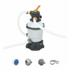 Filtre à Sable - 2,006 M3/h - Pompe 90 W - L 36 Cm X L 52 Cm X H 36 Cm - Livraison Gratuite