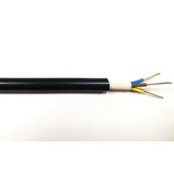 Câble électrique RS PRO 3G4 Mm², Gaine PVC Noir, 100m