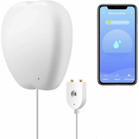 WiFi Smart Water Leak Detector – Betterlife Flood Detector – Tuya/Smart Life Remote Alarm – Push-Erinnerung (1 Stück) 3 WiFi Smart Water Leak Detector – Betterlife Flood Detector – Tuya/Smart Life Remote Alarm – Push-Erinnerung (1 Stück)