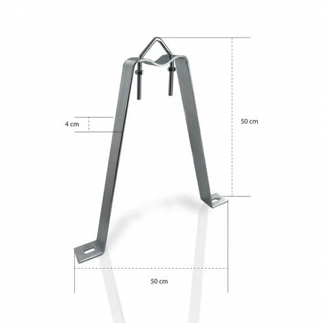 Fixation De Mât Diam. 30-45 Mm / Déport 500 Mm 6 Fixation De Mât Diam. 30-45 Mm / Déport 500 Mm – Image 4