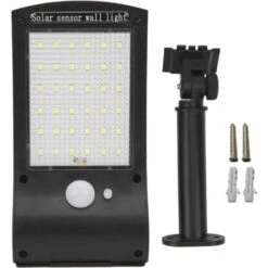 Accessoire De Lumière De Capteur De Mouvement Extérieur De Lumière Solaire De Mur De 48LED Pour Le Jardin De Garage