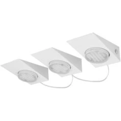 EGLO 3 Il Luminaire Cuisine Ensemble KOB 1 L Blanc: 17cm B: 9.5cm T: 6,2cm