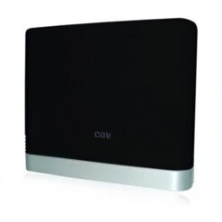 Antenne TNT HD D'intérieur An-Reglisse CE Red Ultra HD 4K - Gain 35dB Filtre 4G/LTE Intégré Plate Haute Performance Noir Laqué