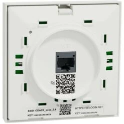 Schneider® Odace POINT ACCES WIFI BIBANDE POE 8W, WIFI 4&5 AC2, 1GBIT RJ45, BLANC (S520491)
