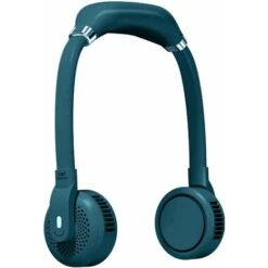 DHKLFA Portable Neck Fan Mains Libres Neckband Fan Usb Alimente Par Batterie 3 Vitesse Reglable Mini Wearable Ventilateur, Vert Fonce 2000Mah - Vert Fonce 2000Mah